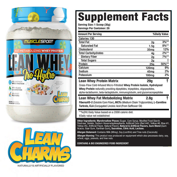 Lean whey protein 2lb lean charms