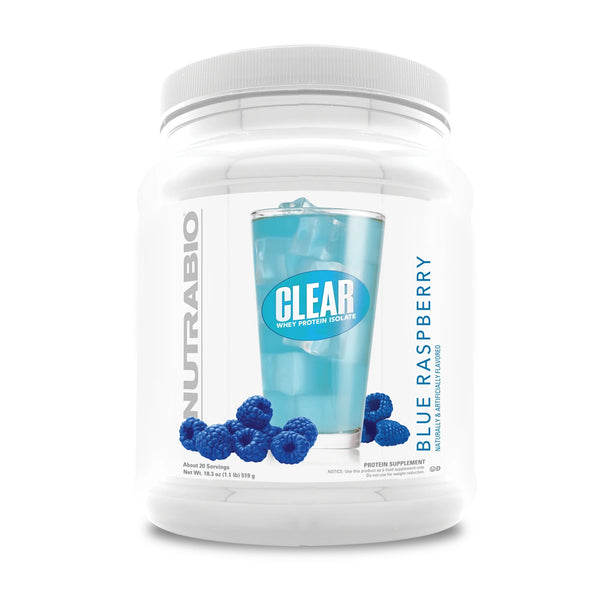 Nutrabio clear protein blue rasp