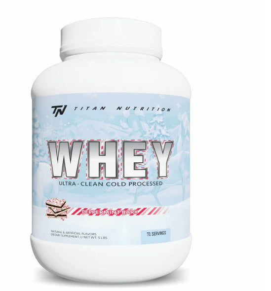 Titan whey protein 5lb peppermint