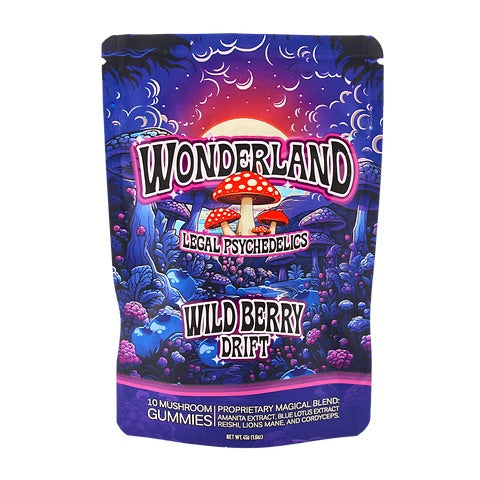 Wonderland mushroom gummies (21yr or older)