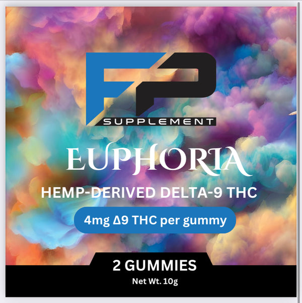 Euphoria CBD & D9 gummies  2ct