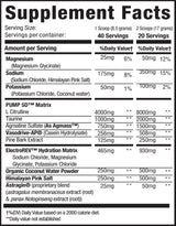 Pump pre-workout muscle sport