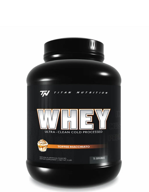 Titan whey protein Toffee Mochiatto