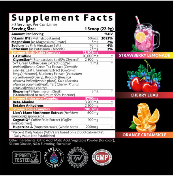Titan pump preworkout