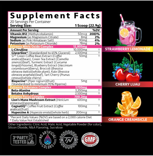 Titan pump preworkout