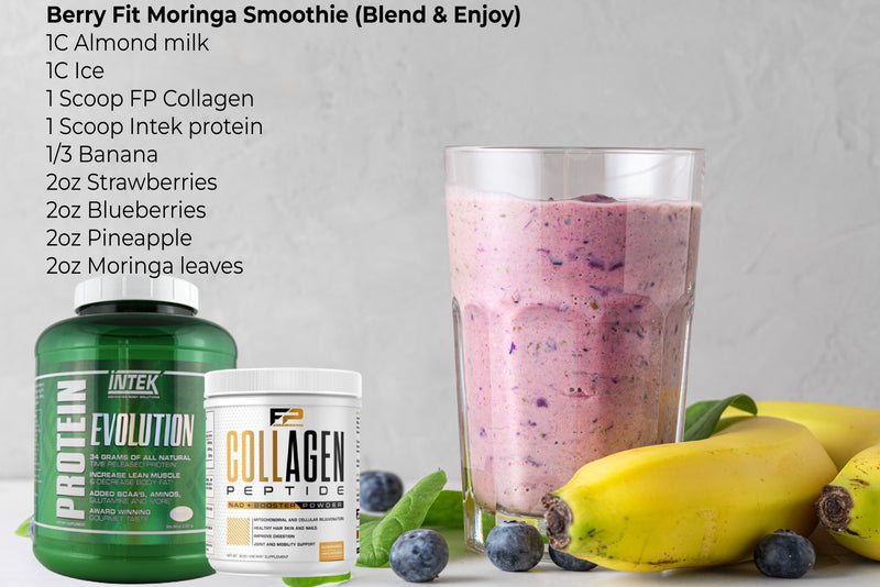 Berry Fit Moringa smoothie recipe