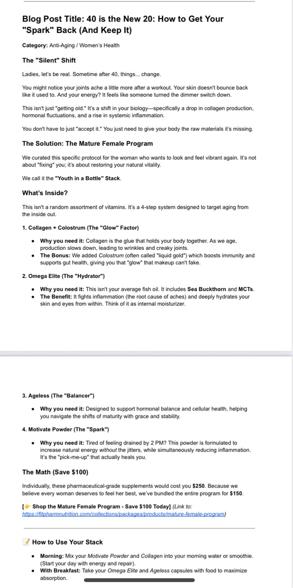 40 is the new 20. How to get your “spark” back