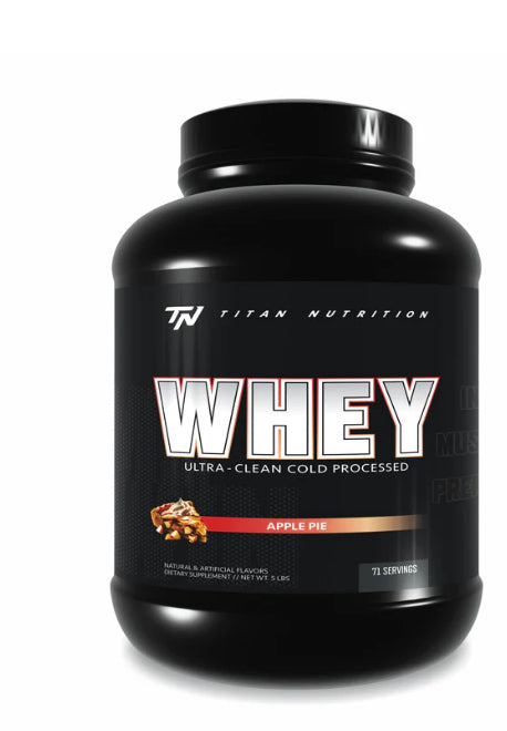 Titan whey protein 5lb apple
