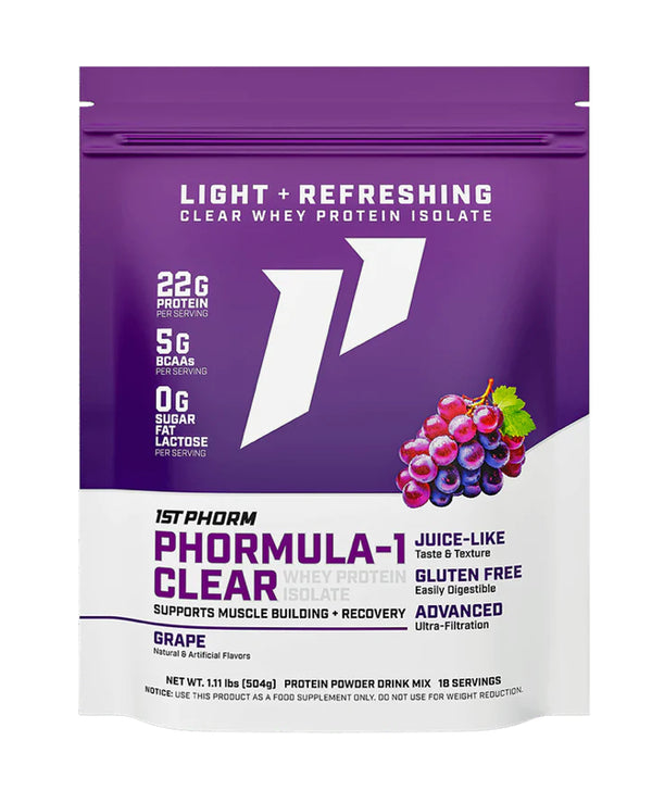 1st phorm clear protein grape