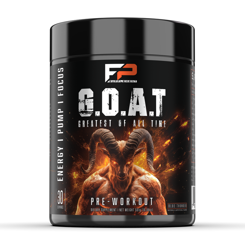 G.O.A.T. Pre-workout Blue Thunder (coming soon, pre-orders only)