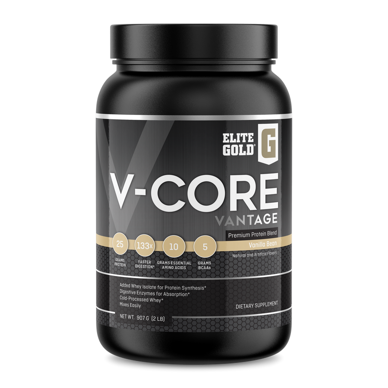 V-core 2lb protein vanilla