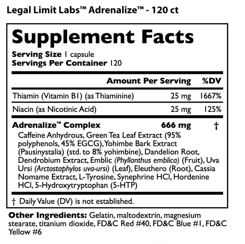 Adrenalize 60 ct